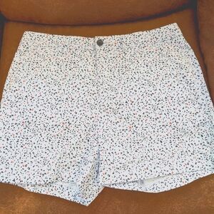 Banana Republic Blue Chino High Rise Dress Shorts